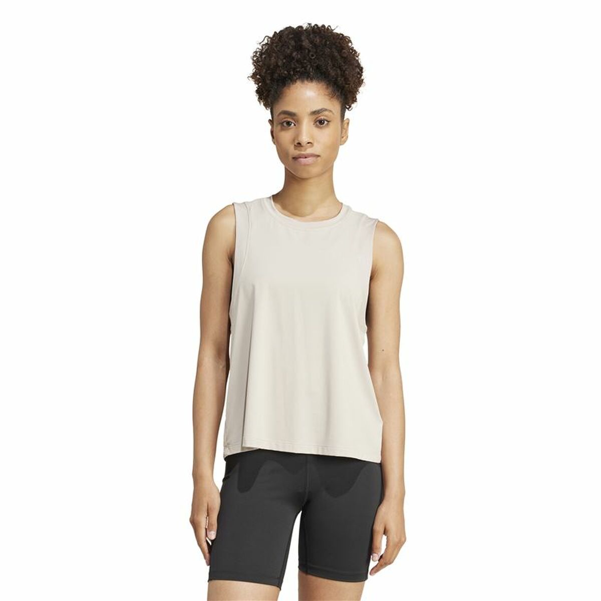 Tanktop, Dam Adidas Studio Beige - 2