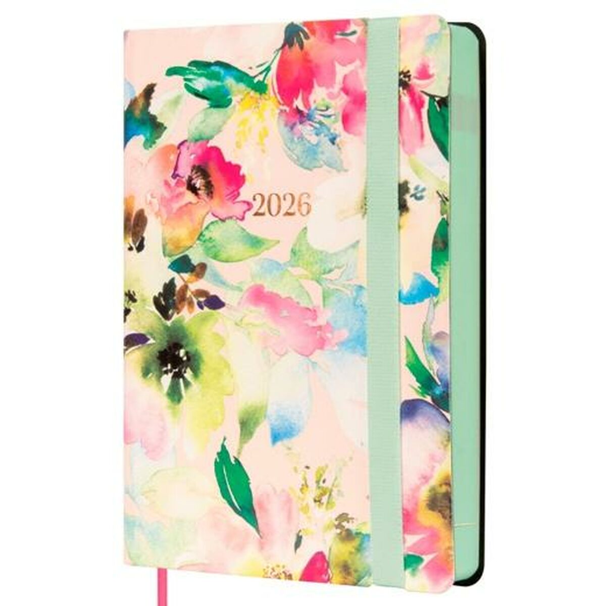 Dagbok Finocam FLEXI JOY Bloom Mini 8,2 x 12,7 cm 2026
