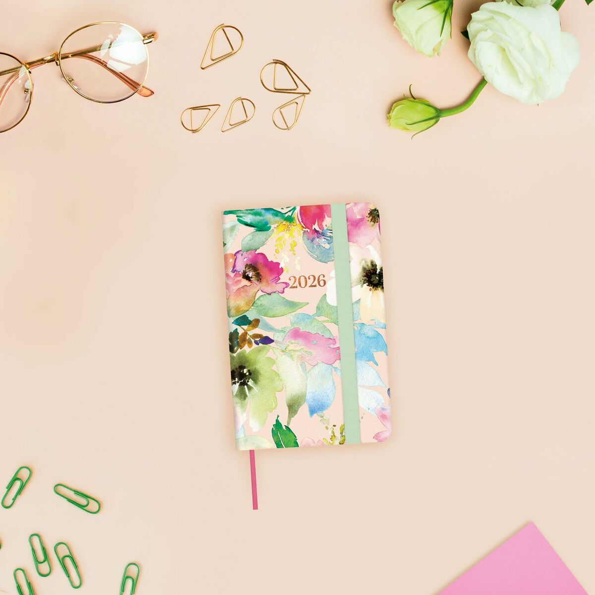Dagbok Finocam FLEXI JOY Bloom Mini 8,2 x 12,7 cm 2026 - 2