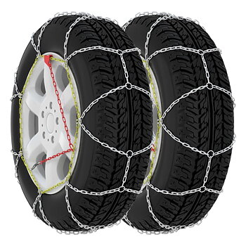 vidaXL Snökedjor till bil 2-pack 9 mm KN120