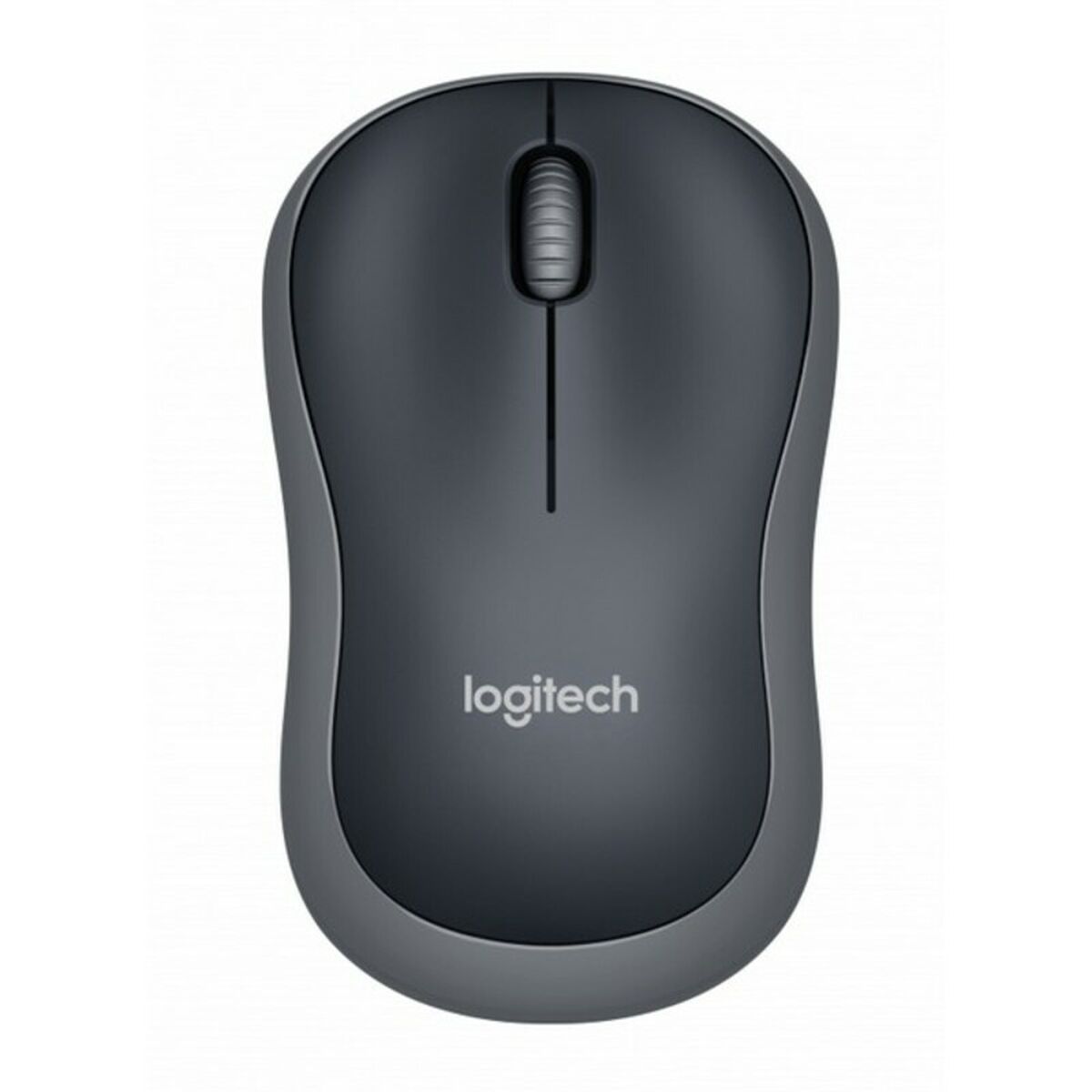 Trådlös Mus Logitech M185 Svart Grå Svartvit 1000 dpi - 3