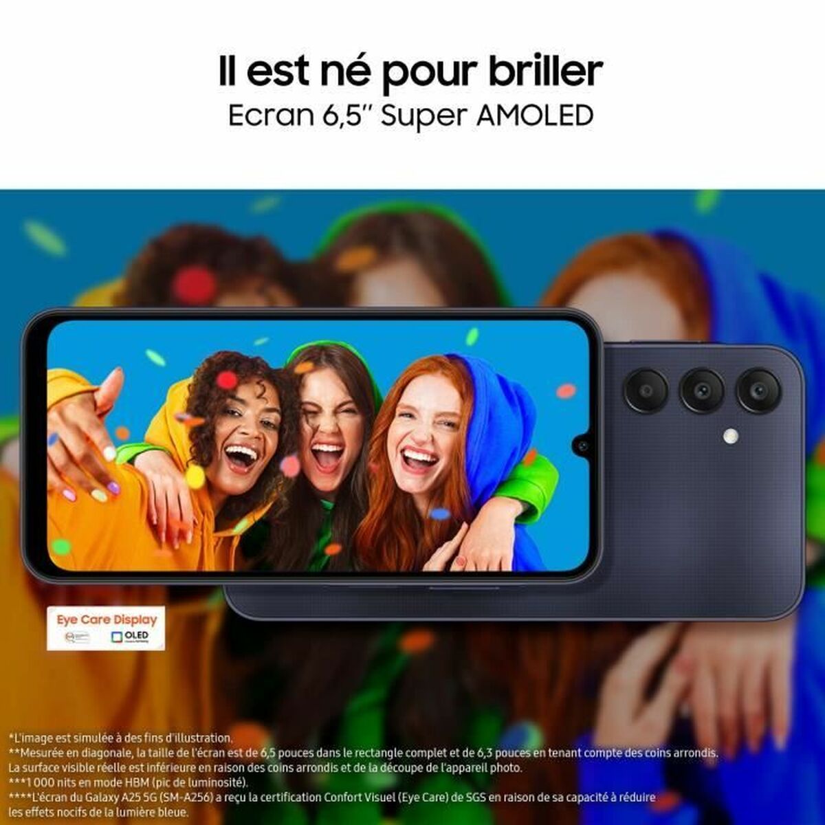 Smartphone Samsung A25 5G BLUE - 4