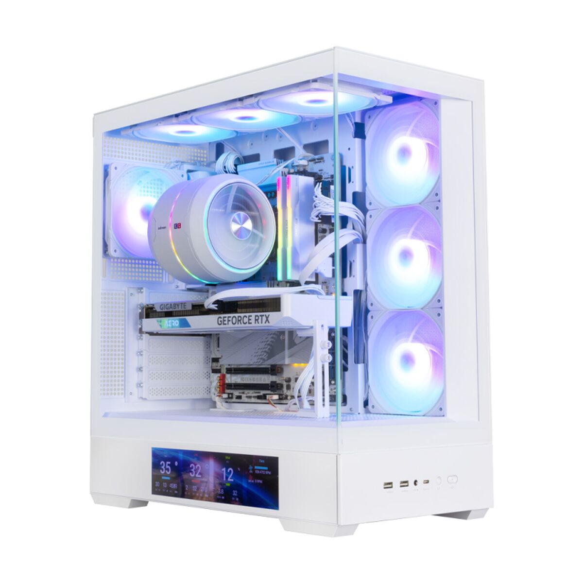 ATX Semitorn Zalman P40 DS Vit - 3