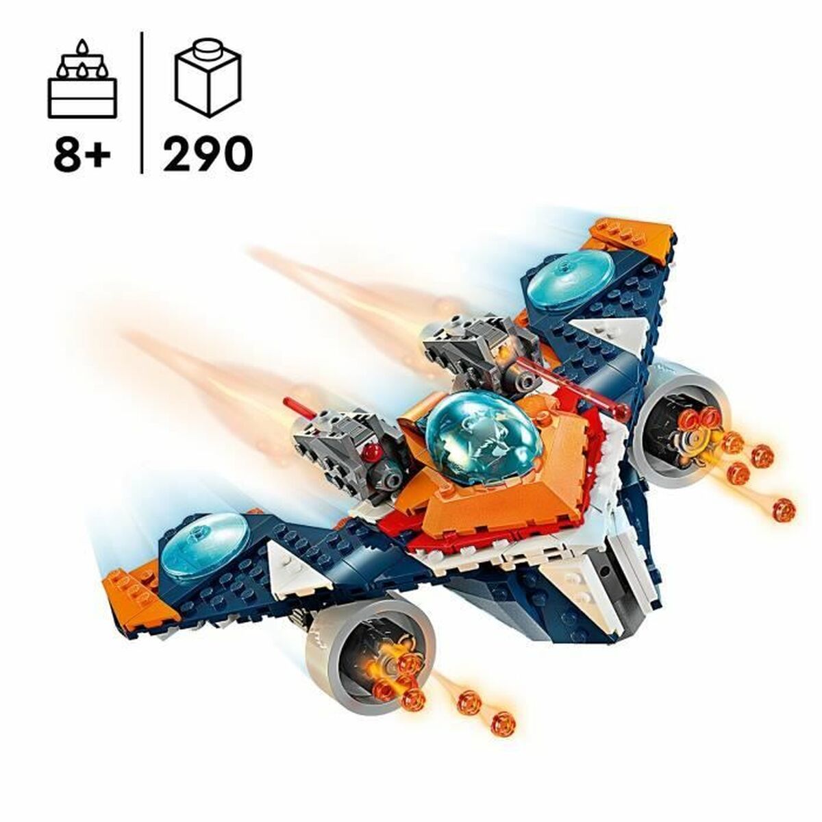 Byggsats Lego 76278 Marvel: Rocket vs. Ronan's Spaceship Multicolour 290 Delar - 2