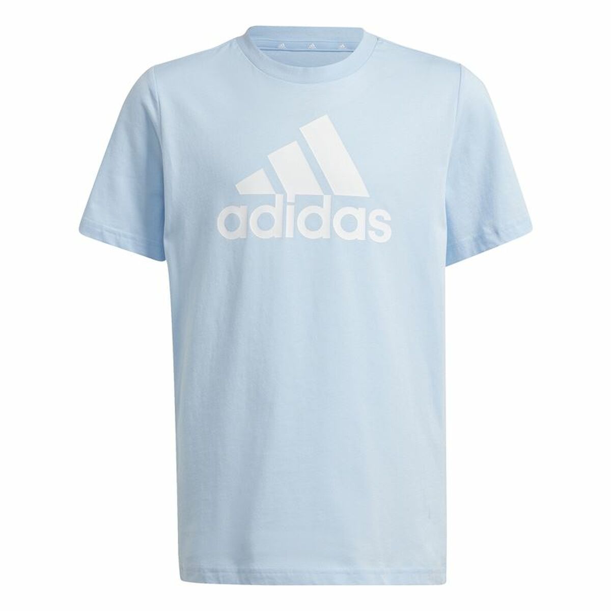 T-shirt med kortärm Unisex Adidas Essentials Blå Himmelsblå