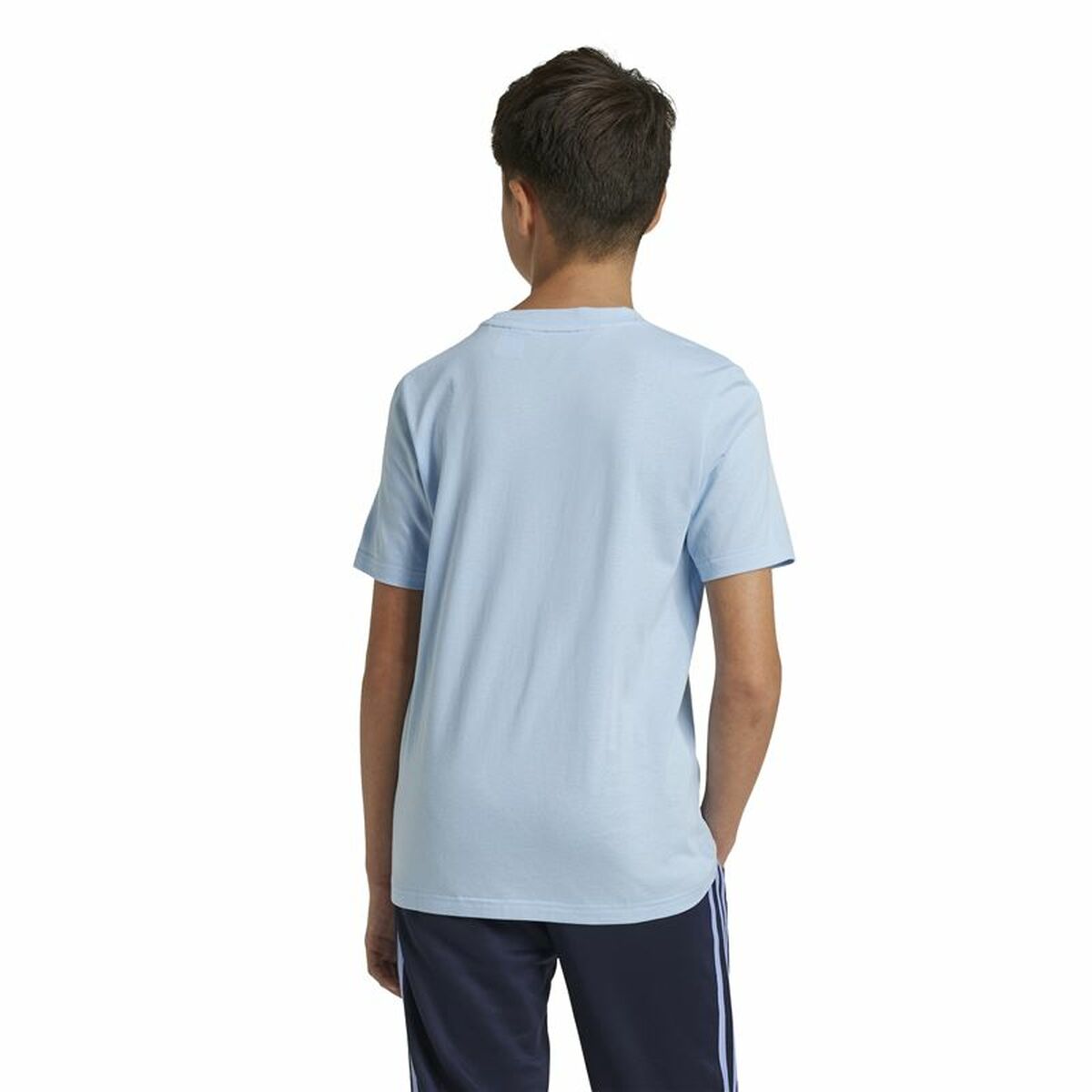 T-shirt med kortärm Unisex Adidas Essentials Blå Himmelsblå - 2
