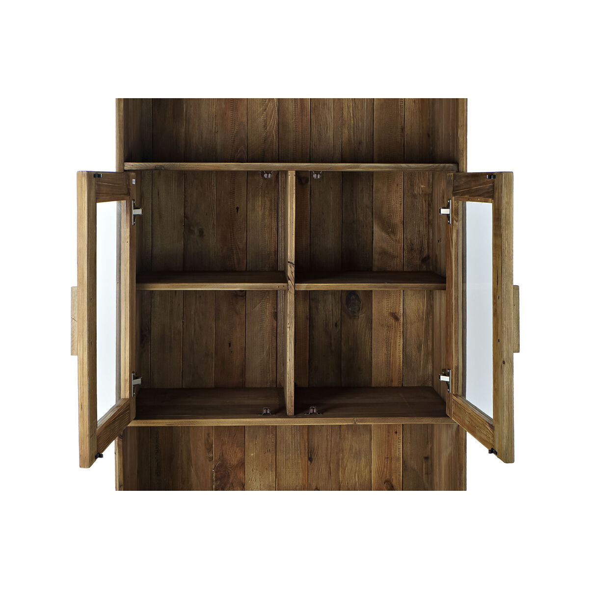 Bokhylla DKD Home Decor Glas Naturell Återvunnet Trä 4 Hyllor (90 x 40 x 160 cm) - 5