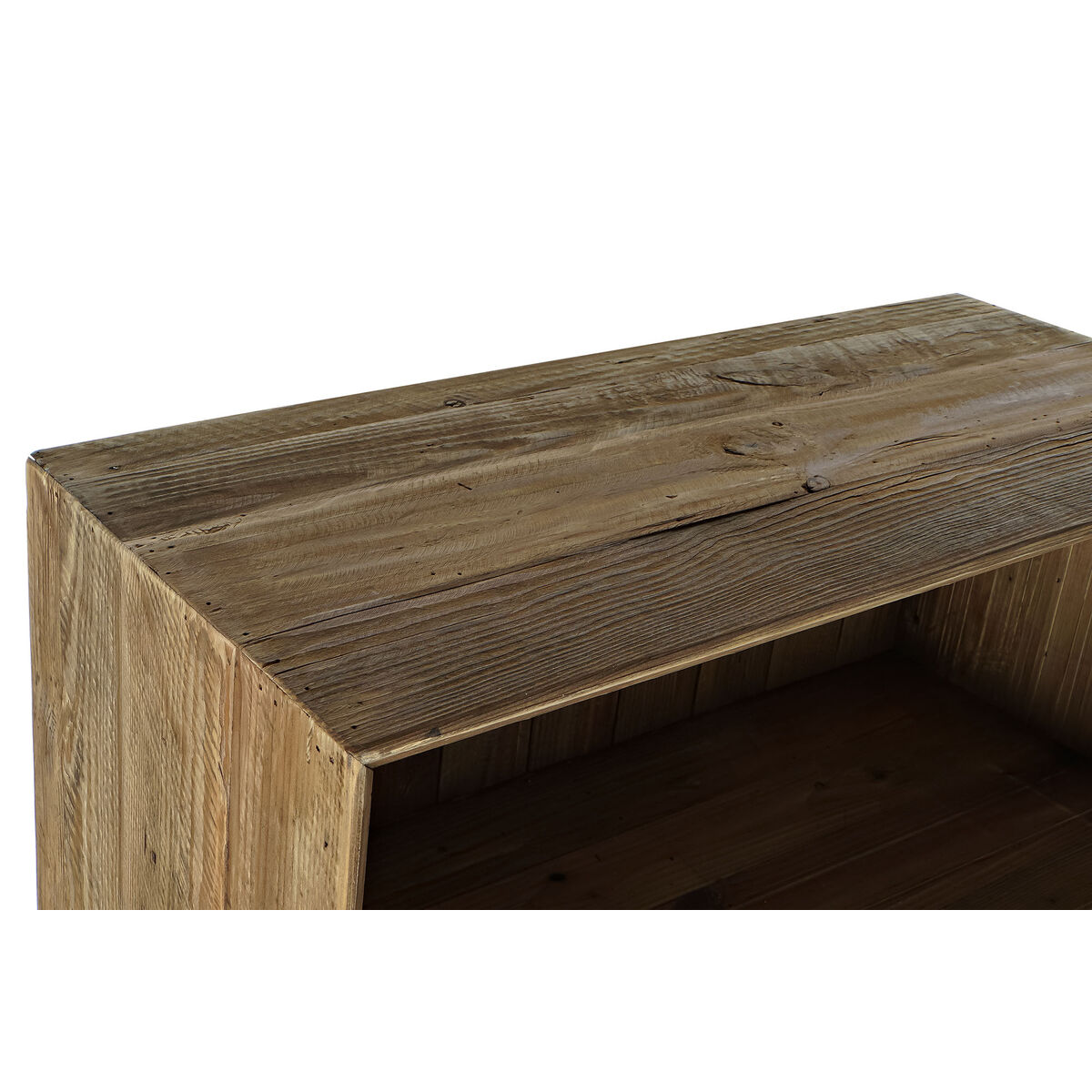 Bokhylla DKD Home Decor Glas Naturell Återvunnet Trä 4 Hyllor (90 x 40 x 160 cm) - 2