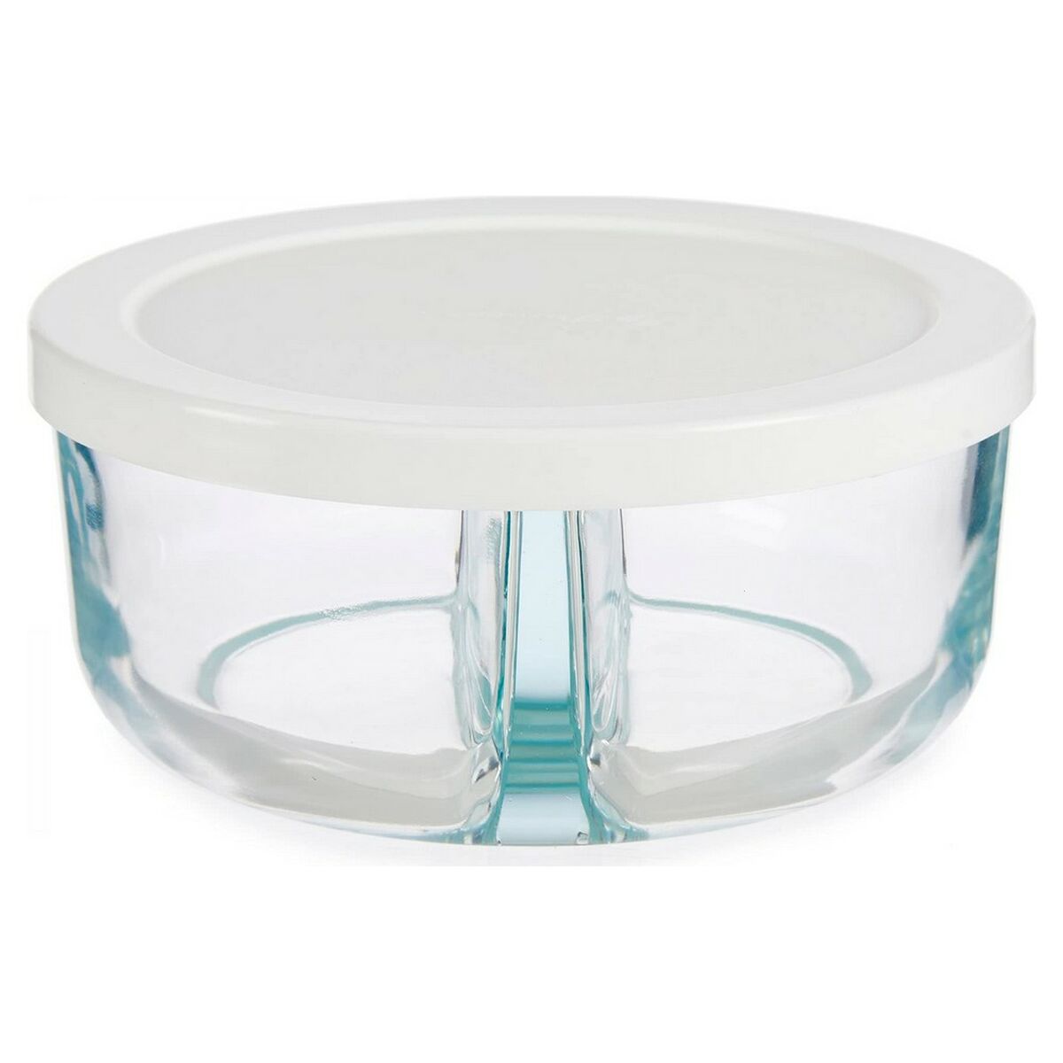 Lunchlåda Pasabahce 530683-1113225 Vit Transparent Glas 2 Fack
