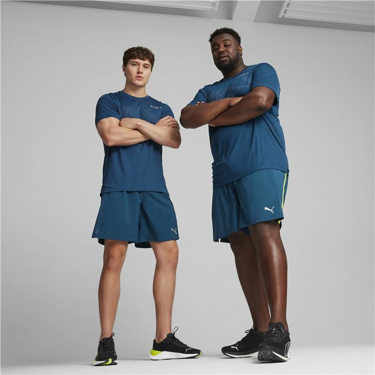 T-shirt med kortärm Herr Puma  Run Favourite Mörkblå - 7