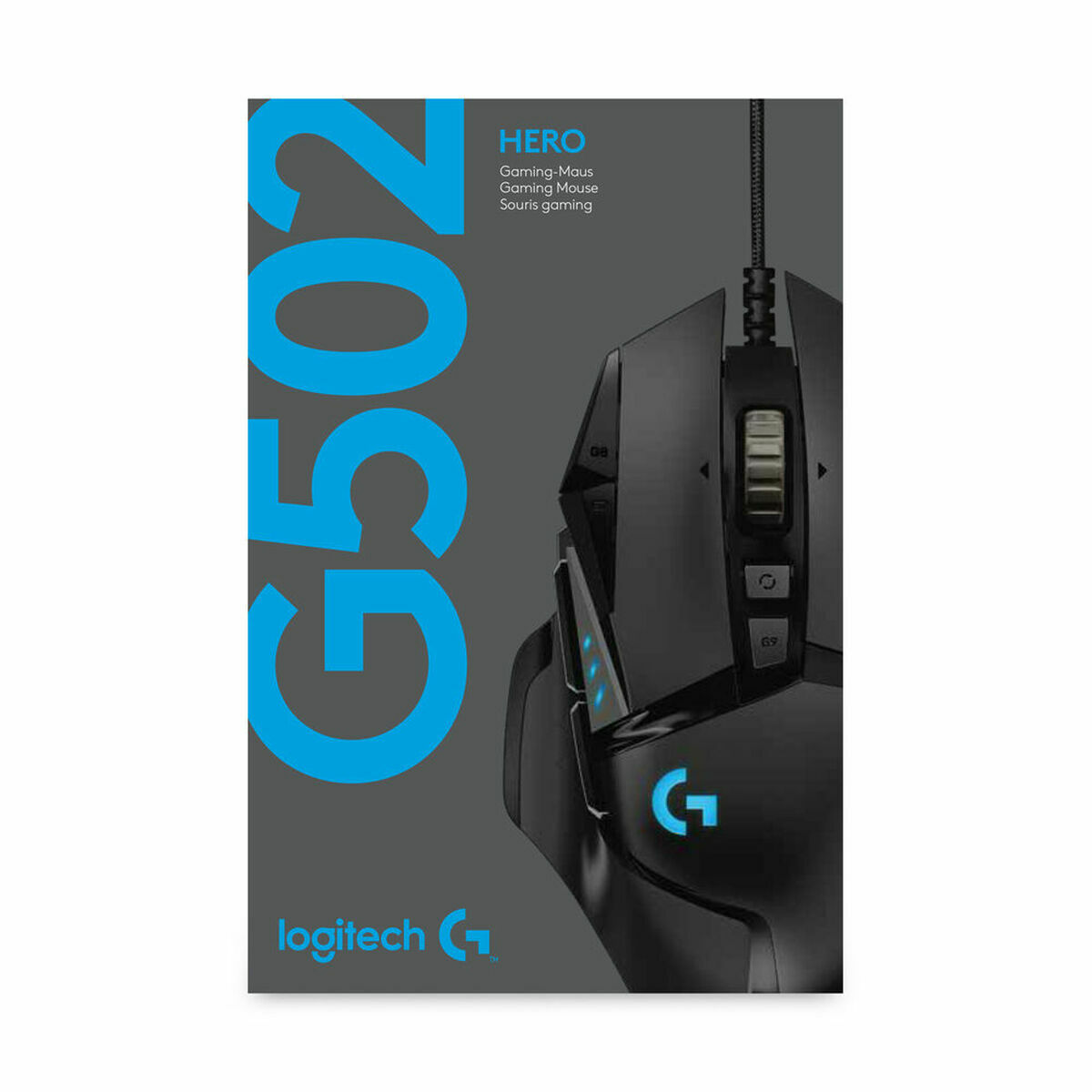 Gaming Mus Logitech 910-005470 Svart Multicolour - 3