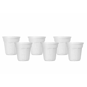 Glasset Bialetti espresso Vit Porslin 60 ml (6 antal)