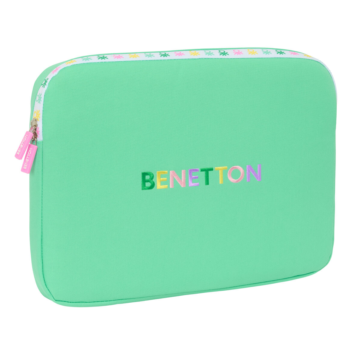 Laptopfodral Benetton Mint Grön 15,6'' 39,5 x 27,5 x 3,5 cm - 2
