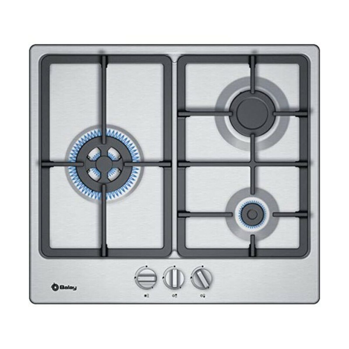 Gasplatta Balay 3ETX563HB 60 cm 58,2 cm 1 W