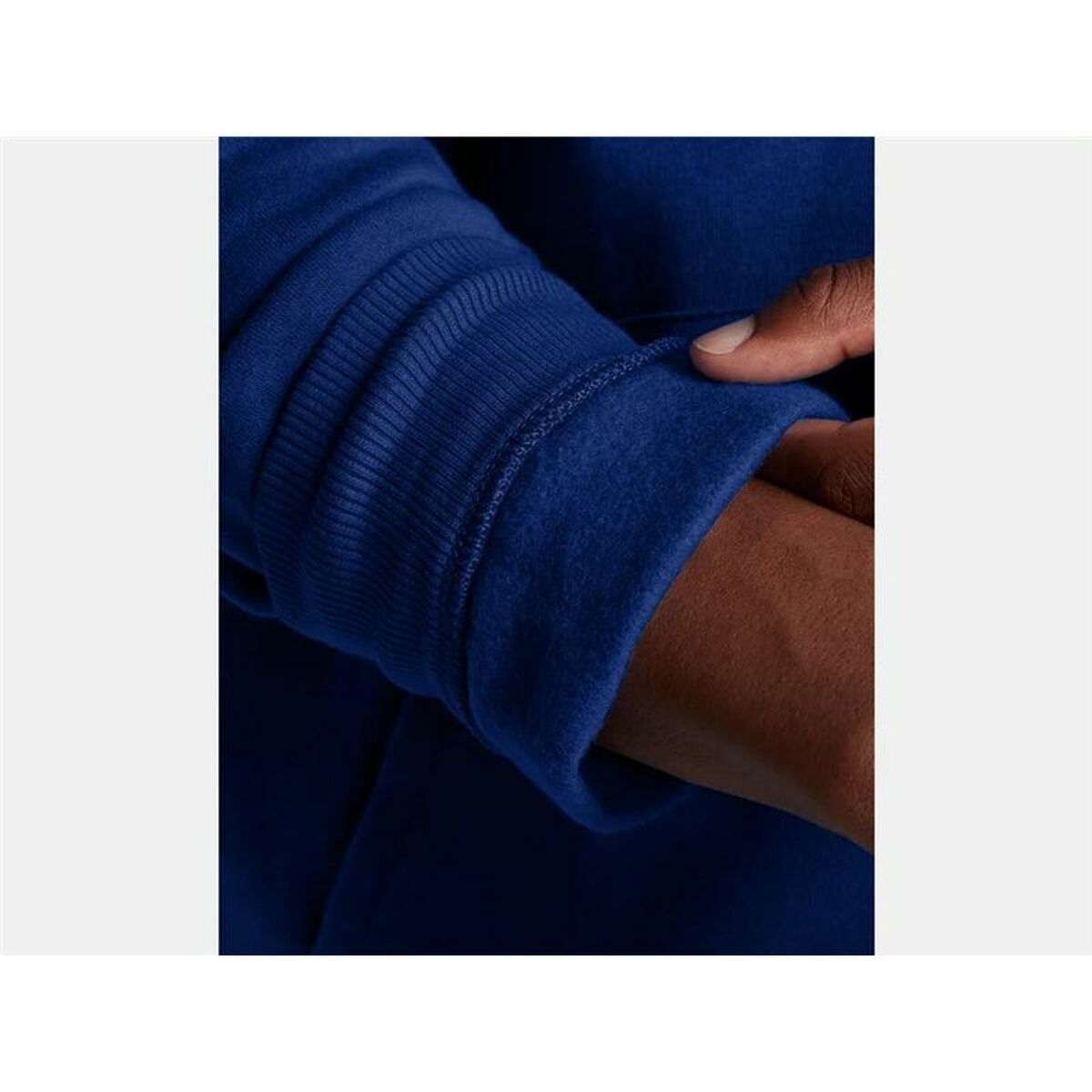 Tröja med huva Herr Under Armour Rival Fleece Fz Blå - 5
