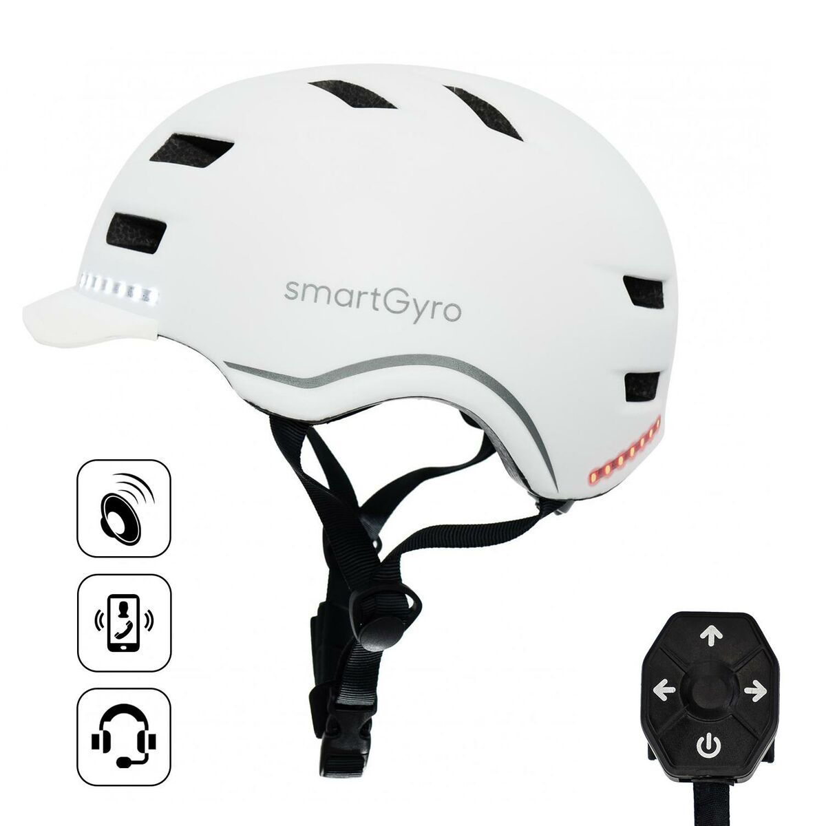 Hjälm för elscooter Smartgyro SMART PRO Vit - 2