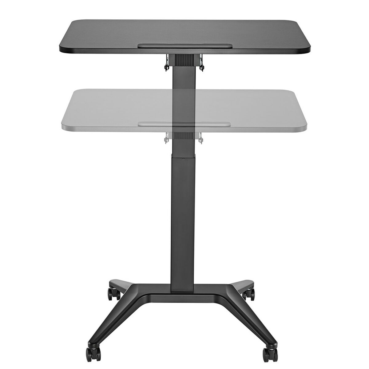 Skrivbord MacLean MC-453B Svart Stål 80 x 52 cm - 4