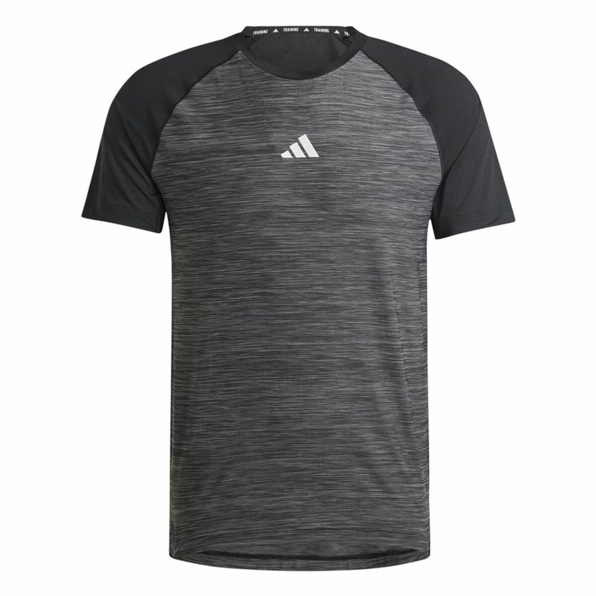 T-shirt med kortärm Herr Adidas Gym+ Training Svart Grå