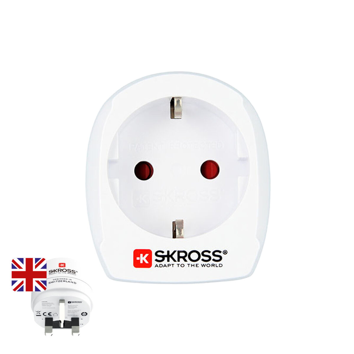Eladapter Skross 1500230-E Europeisk Storbritannien - 3