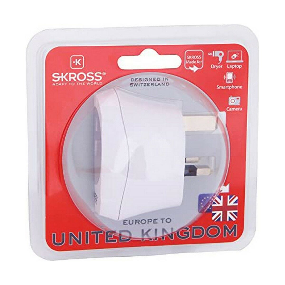 Eladapter Skross 1500230-E Europeisk Storbritannien - 4