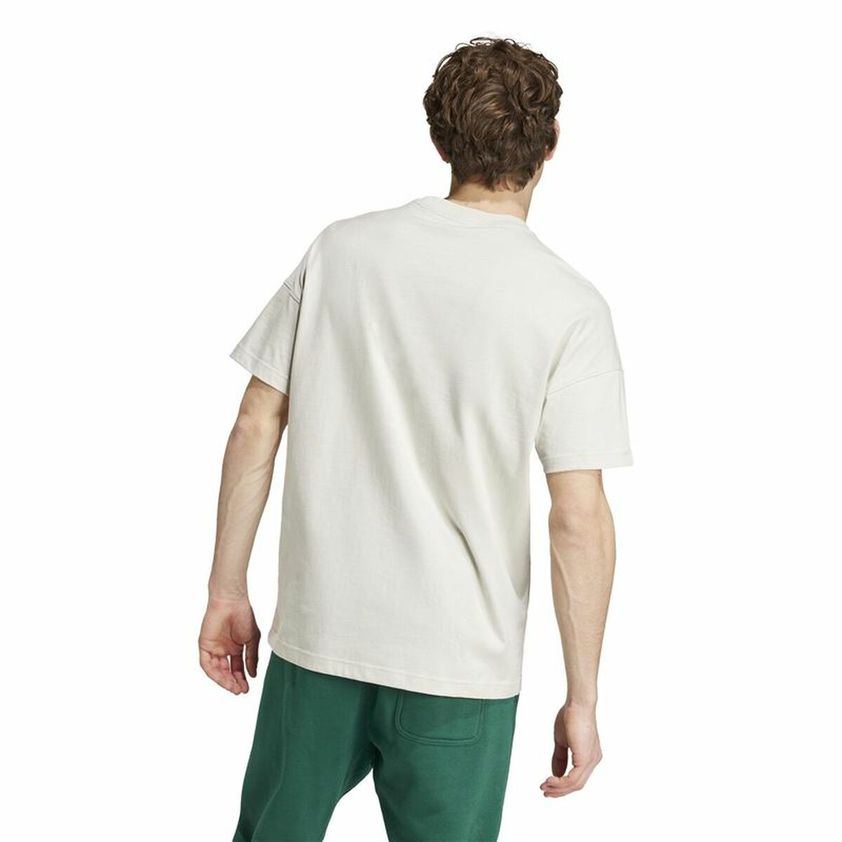 T-shirt med kortärm Herr Adidas All Szn Vit Beige - 3