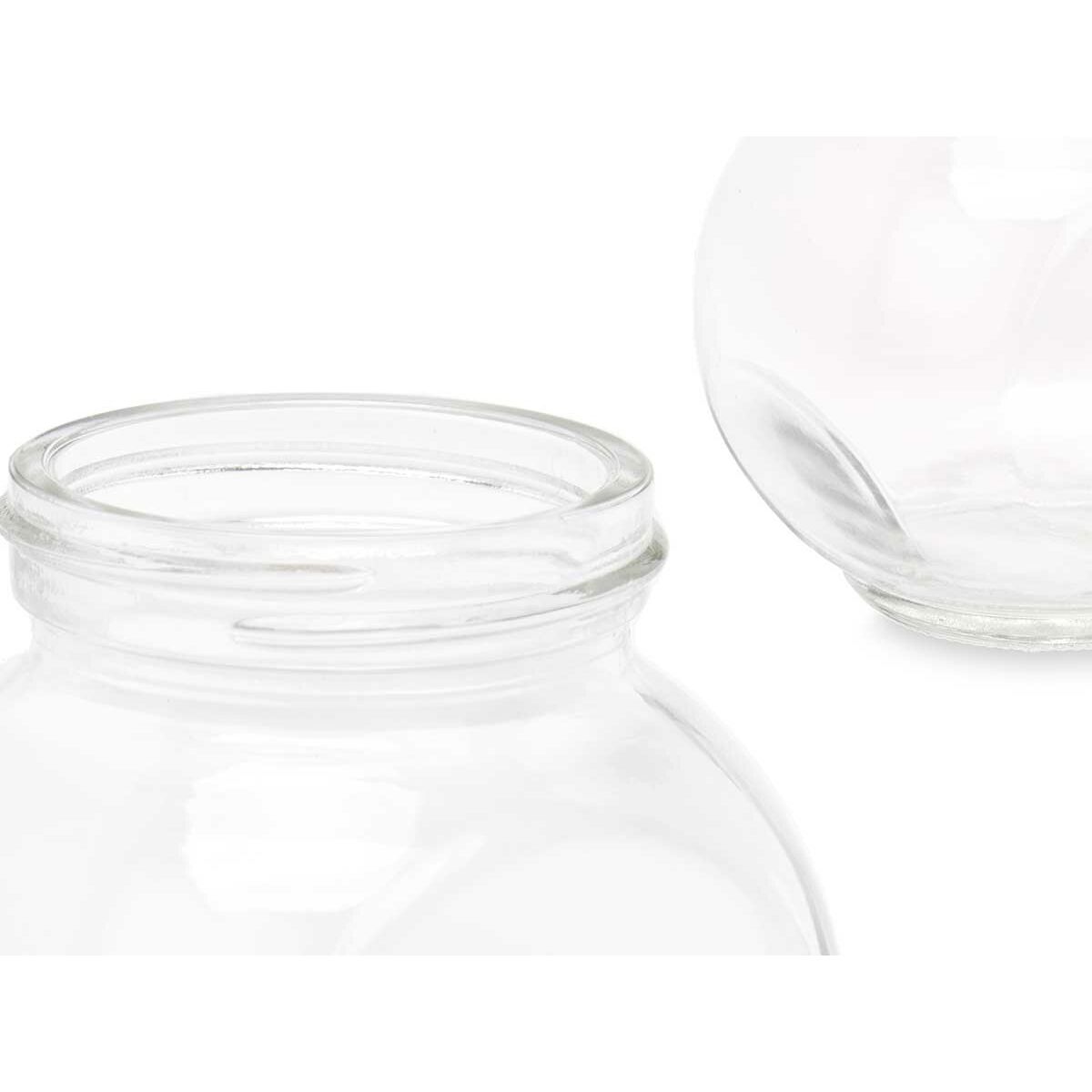 Kakburk Transparent Metall Glas 2,2 L (16 antal) - 4