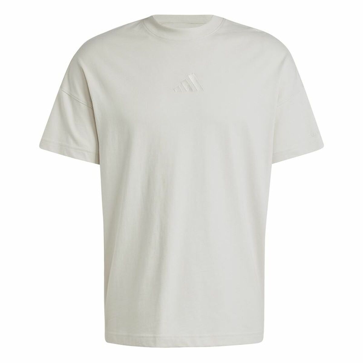 T-shirt med kortärm Herr Adidas All Szn Vit Beige