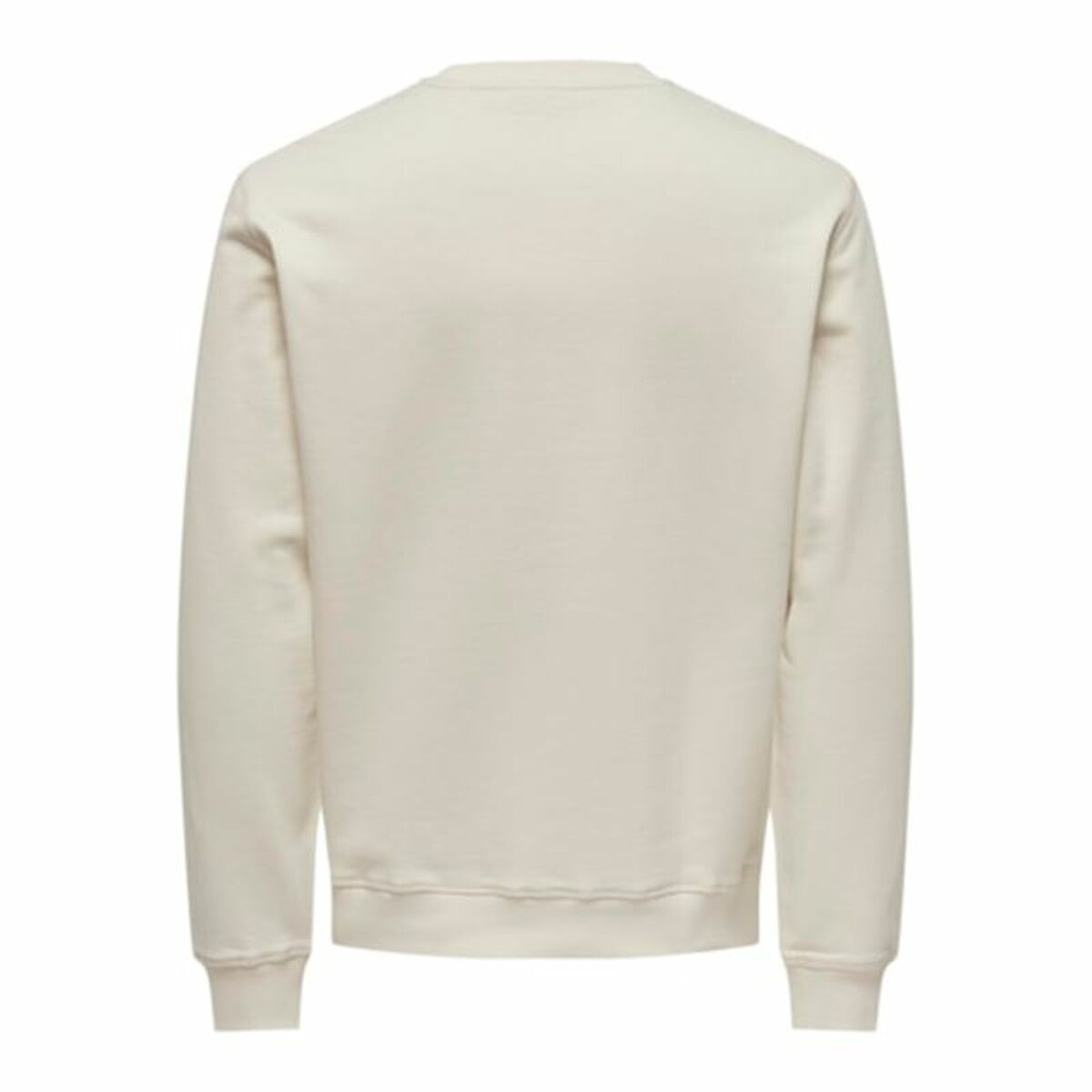 Tröja utan huva Herr Only & Sons Onsdan Unshed Reg Crew Neck Vit - 2