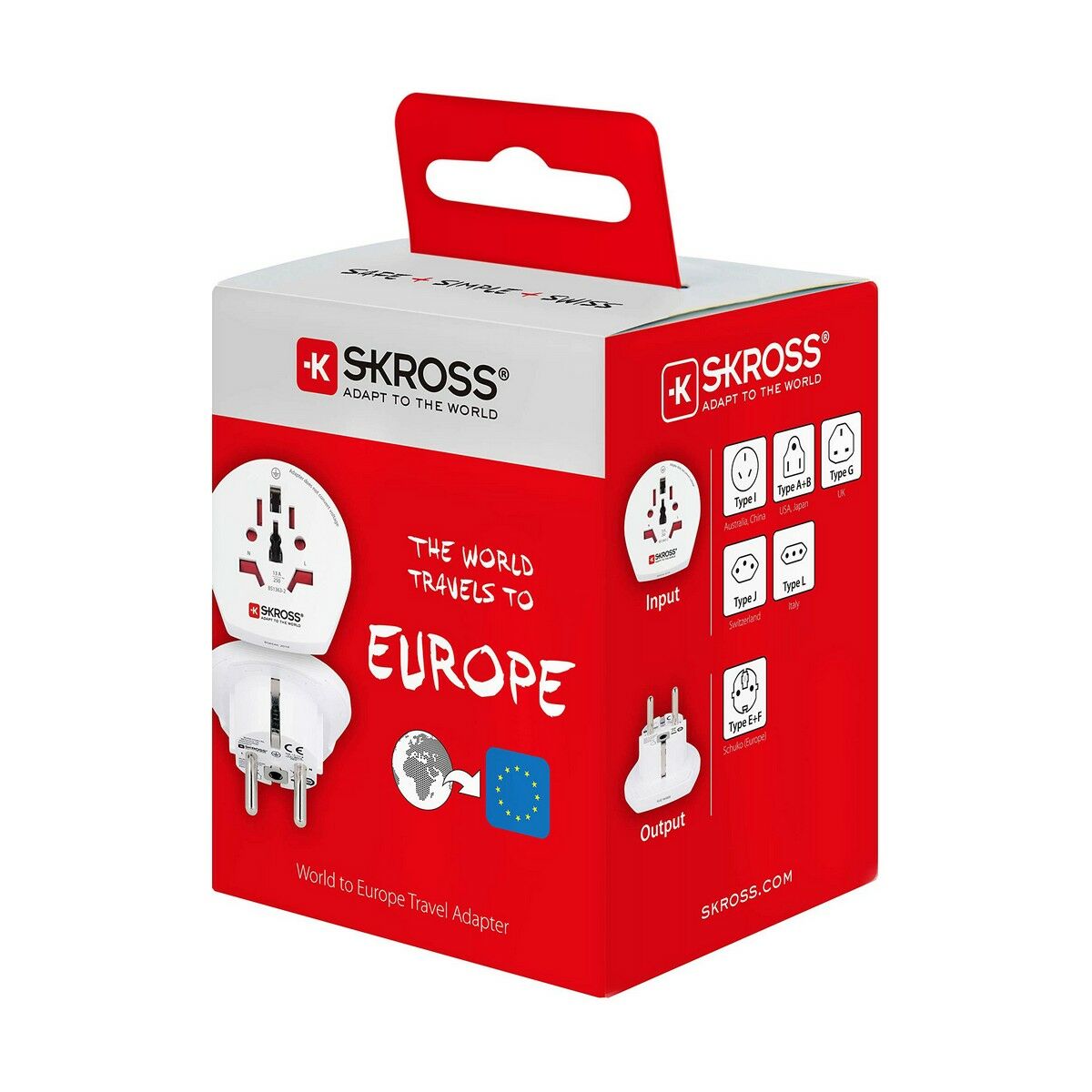Eladapter Skross 1500211-E Europeisk Internationellt - 3