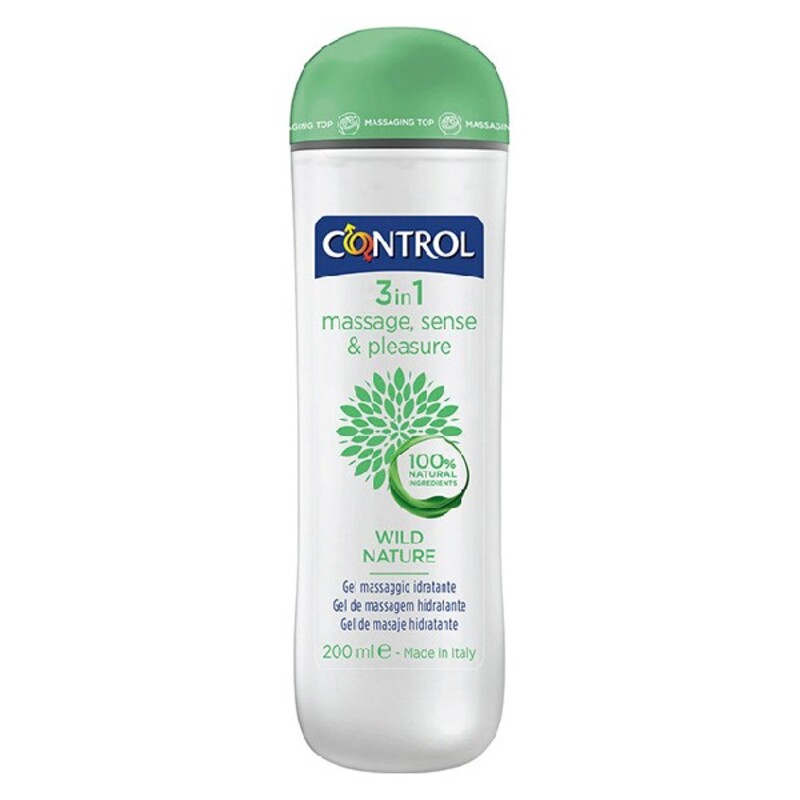 Slide Vattenbaserat Glidmedel Wild Nature Control 200 ml - 3