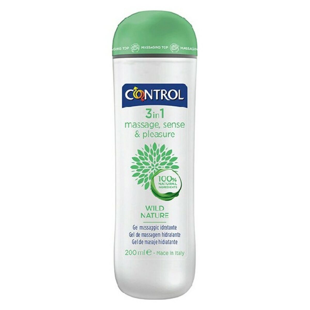 Slide Vattenbaserat Glidmedel Wild Nature Control 200 ml - 10