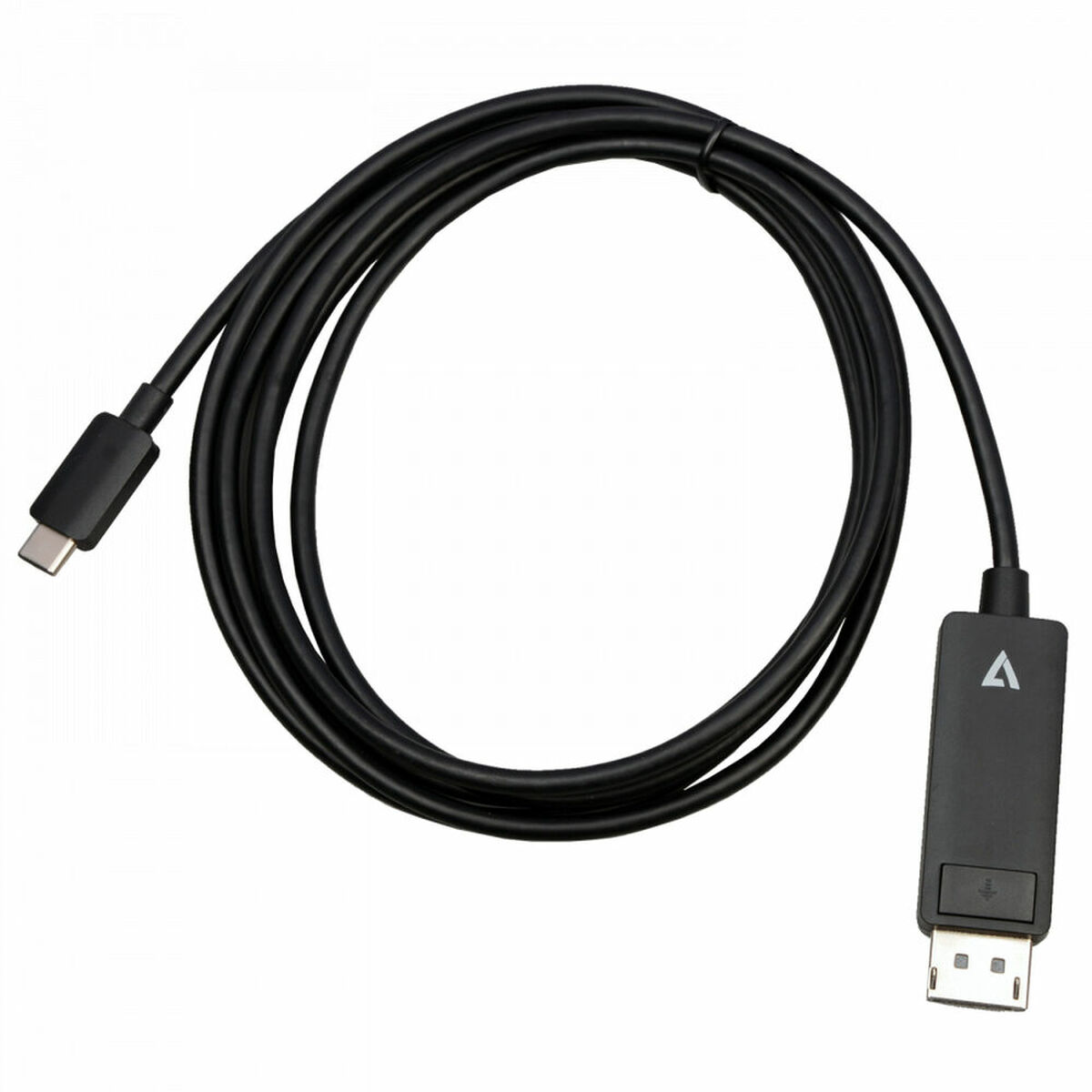USB-C till DisplayPort Adapter V7 V7USBCDP14-2M Svart 2 m 8K Ultra HD - 5