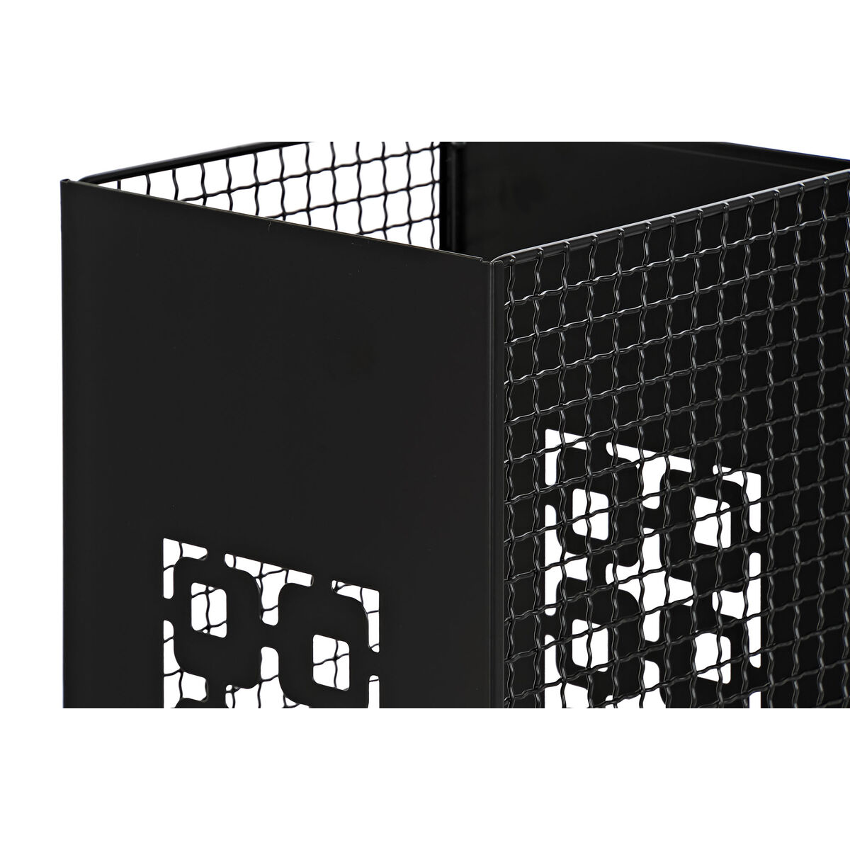 Paraplyställ DKD Home Decor 19 x 19 x 47,5 cm Svart Grå Metall Loft (2 antal) - 6