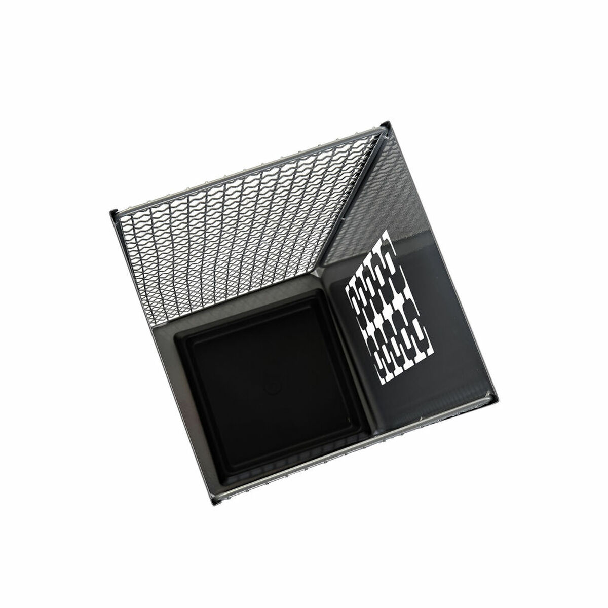 Paraplyställ DKD Home Decor 19 x 19 x 47,5 cm Svart Grå Metall Loft (2 antal) - 3