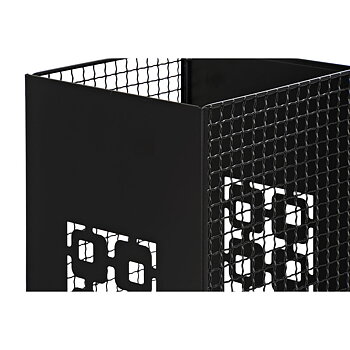 Paraplyställ DKD Home Decor 19 x 19 x 47,5 cm Svart Grå Metall Loft (2 antal)