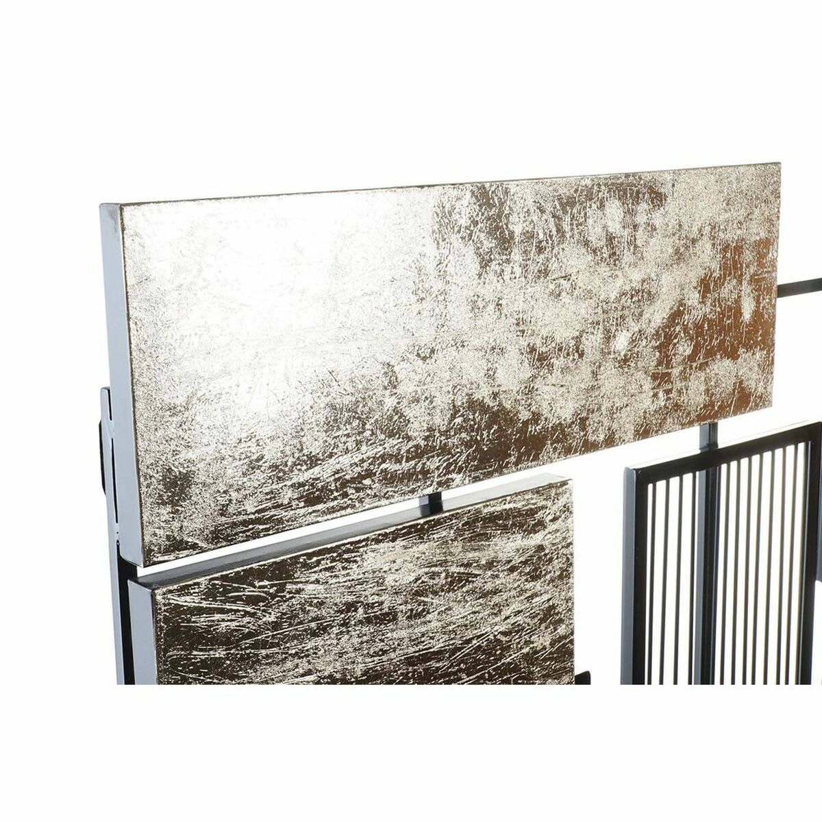 Väggdekoration DKD Home Decor 89 x 4,5 x 97 cm Abstrakt Svart Gyllene Modern - 7