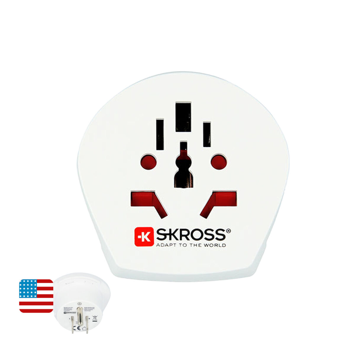 Eladapter Skross 1.500221-E USA Internationellt