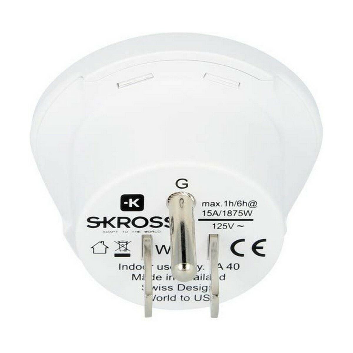 Eladapter Skross 1.500221-E USA Internationellt - 4