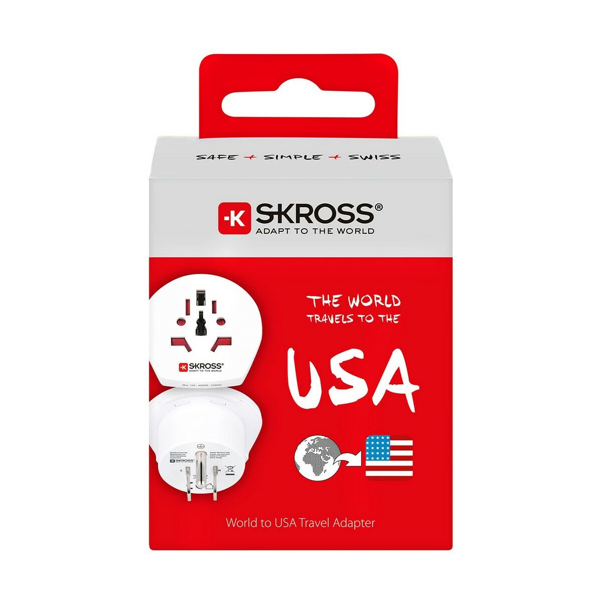 Eladapter Skross 1.500221-E USA Internationellt - 10