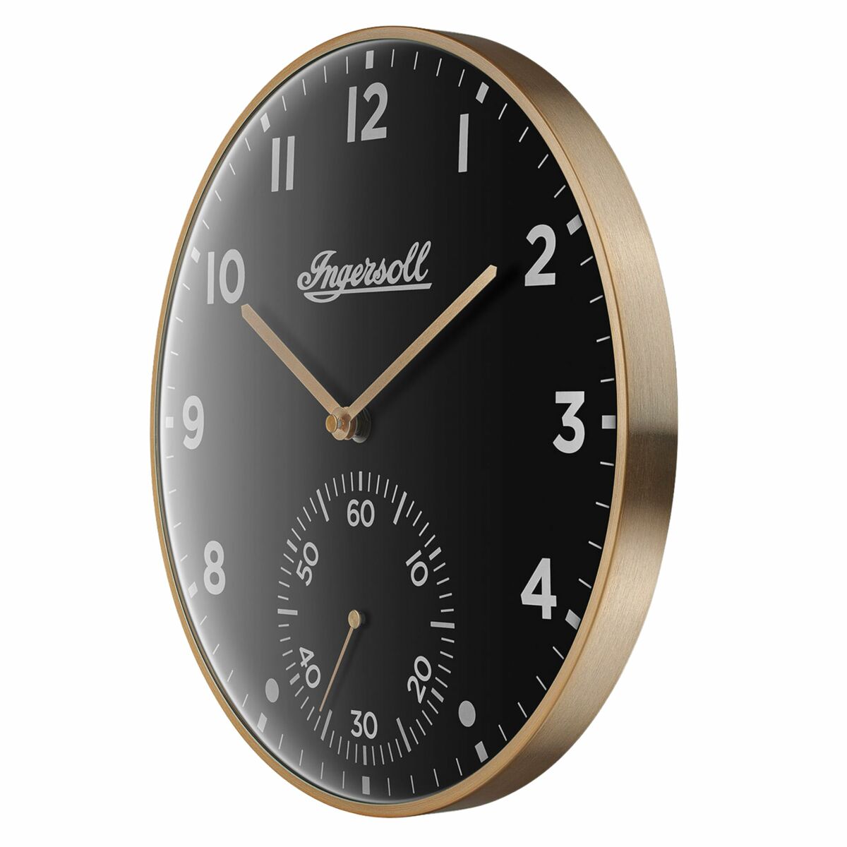 Väggklocka Ingersoll 1892 IC003GB Gyllene Svart - 3