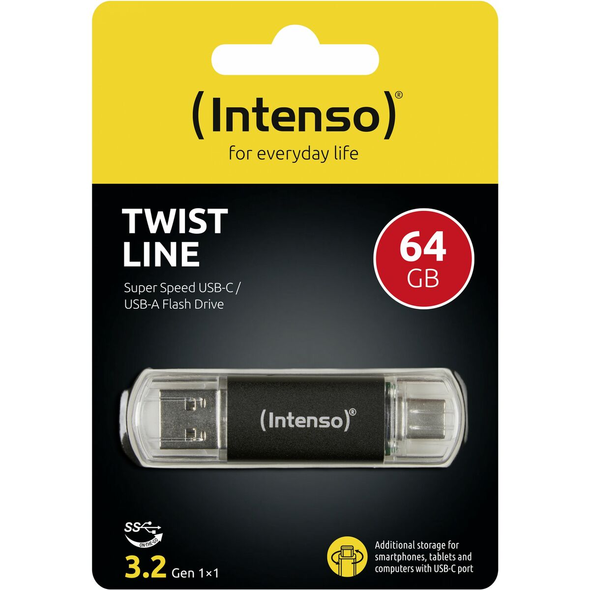 USB-minne INTENSO 3539490 Antracitgrå 64 GB - 6