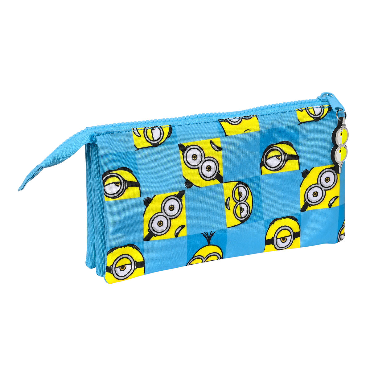 Tredubbel Carry-all Minions Minionstatic Blå (22 x 12 x 3 cm) - 6