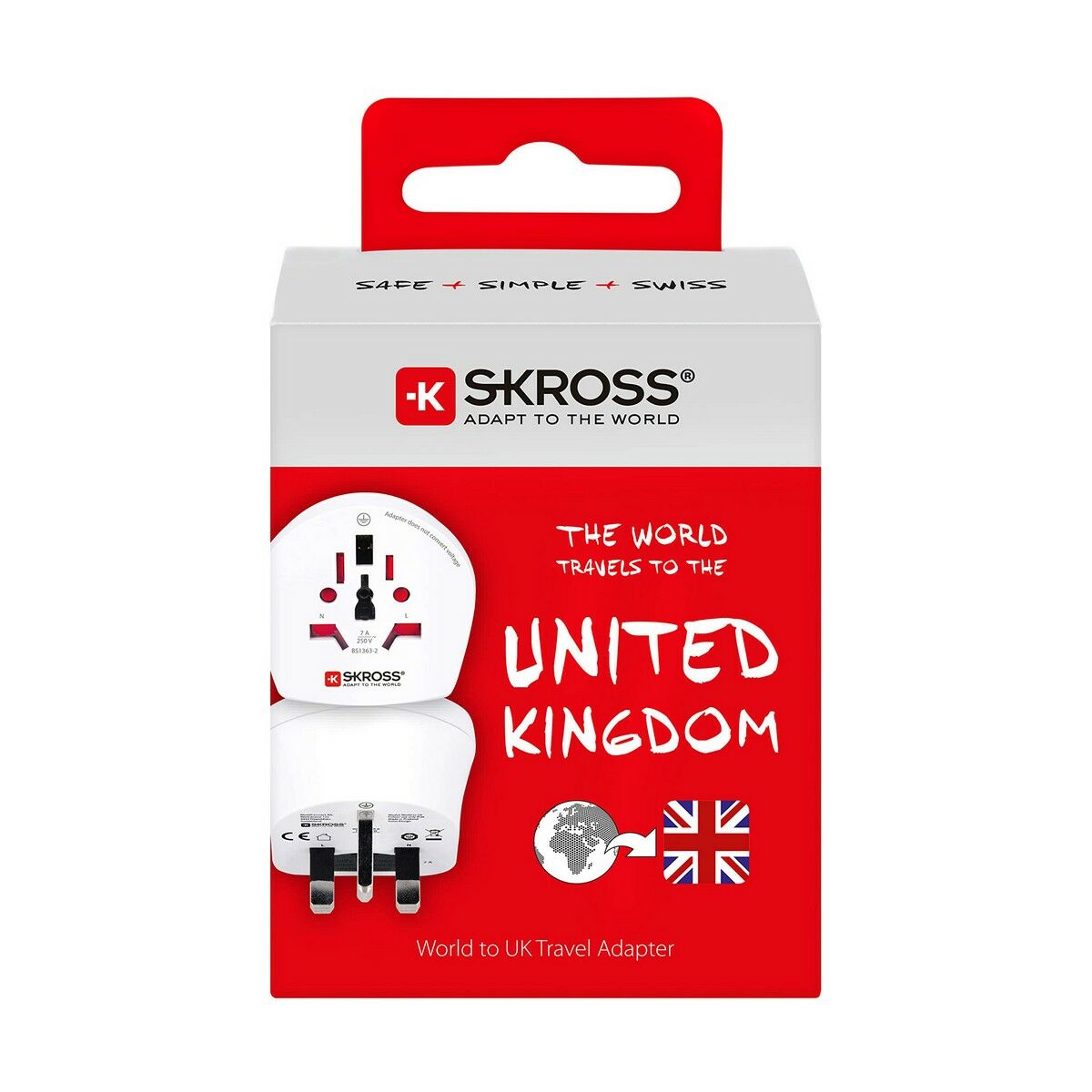 Eladapter Skross 1500225-e Internationellt Storbritannien - 11