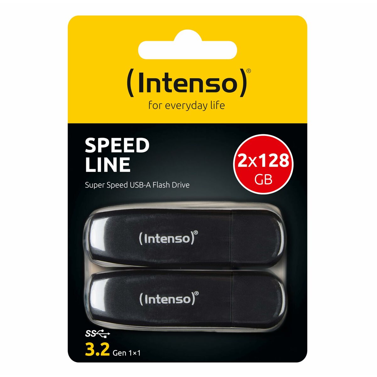 USB-minne INTENSO 3533495 Svart 128 GB - 2