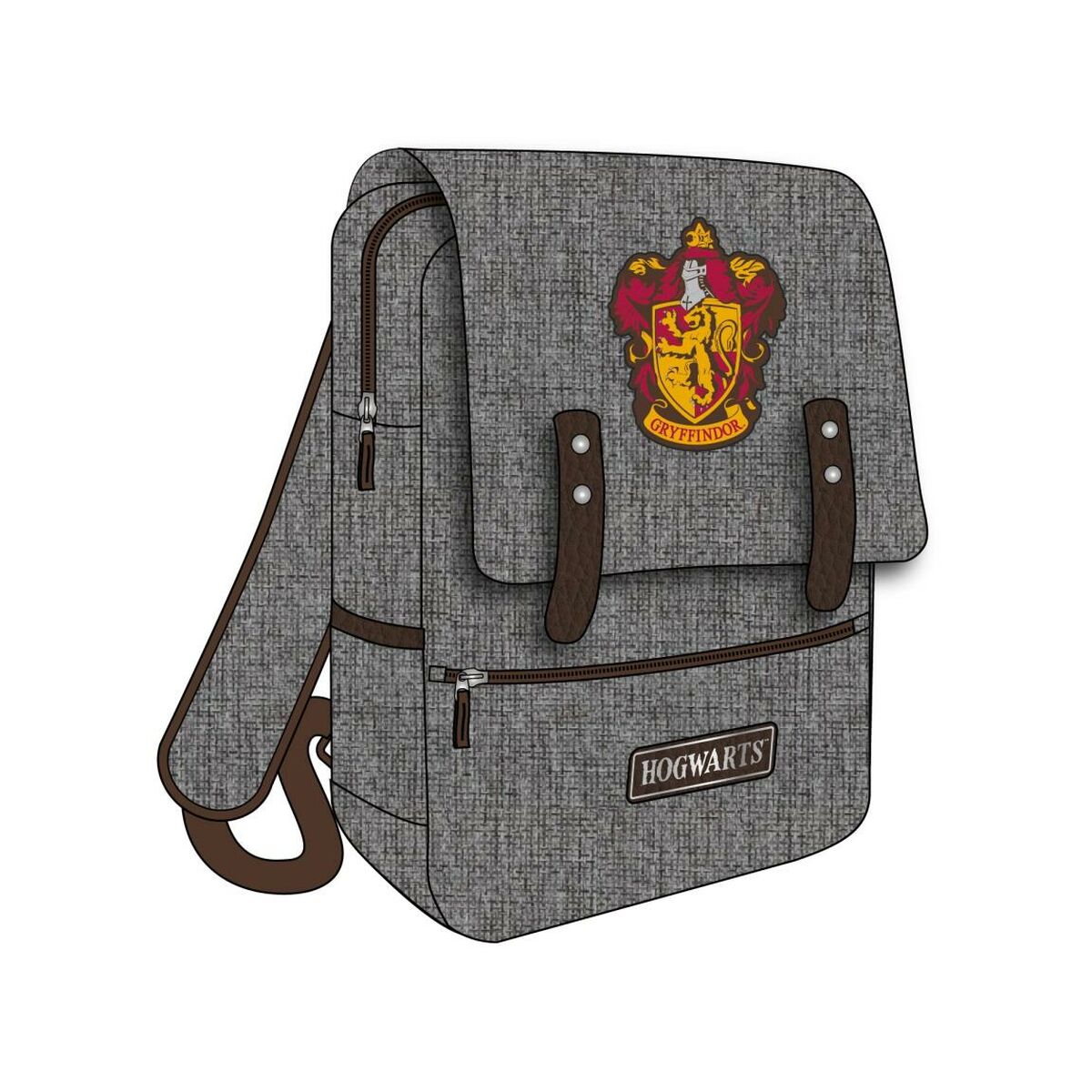 Ryggsäck Casual Harry Potter Grå