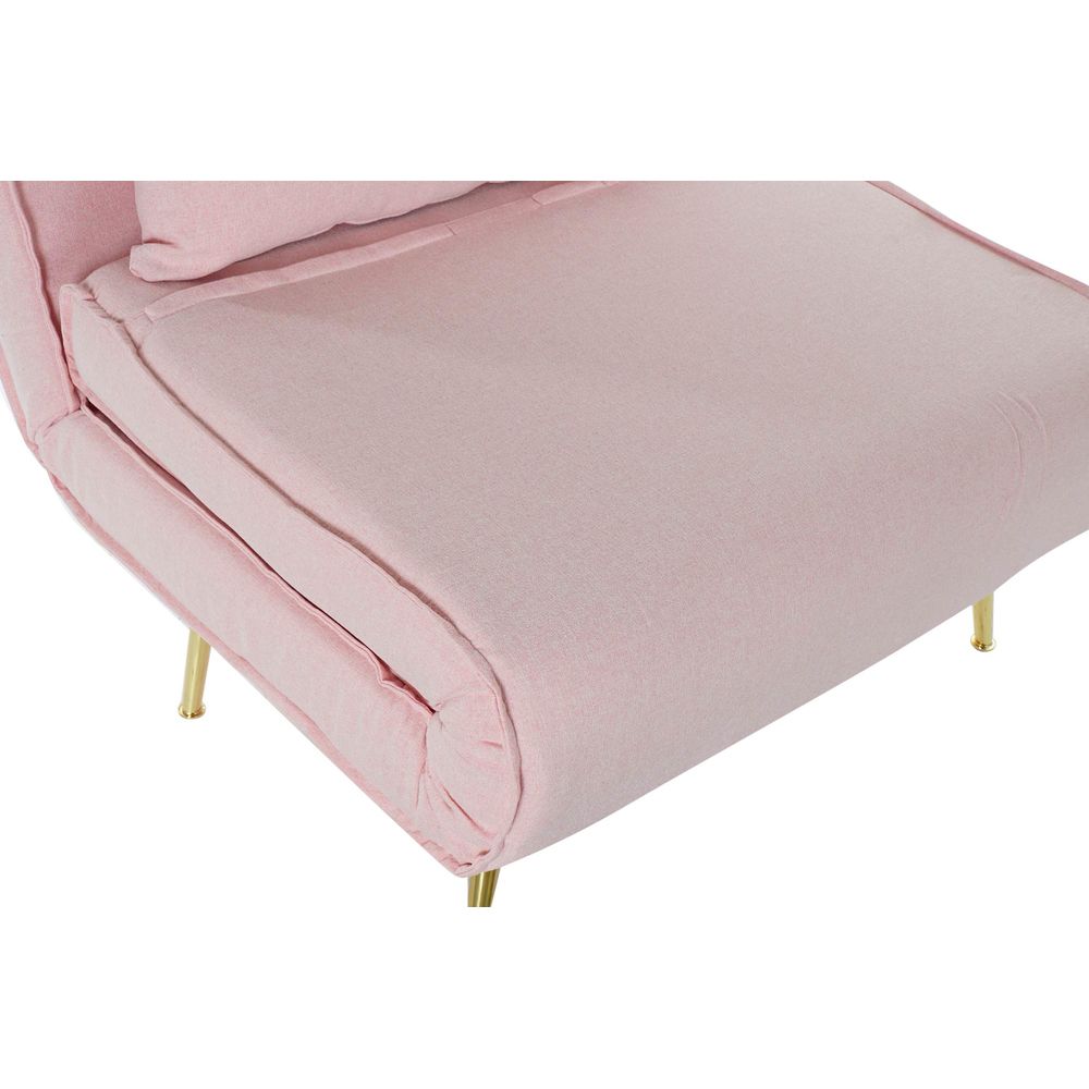 Bäddsoffa DKD Home Decor 8424001799510 Multicolour Ljusrosa Metall Modern Scandi 90 x 90 x 84 cm - 7
