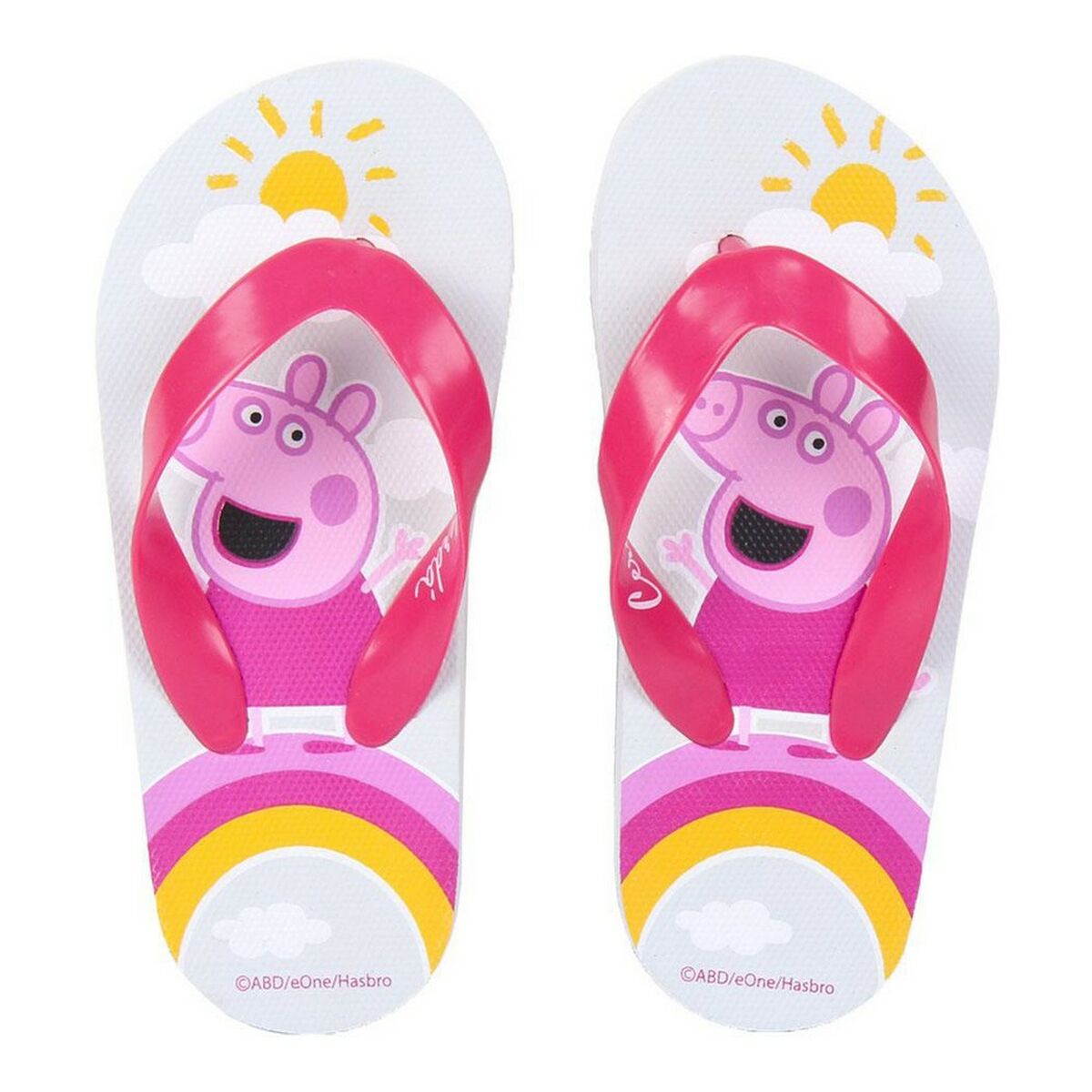 Strandtofflor för barn Peppa Pig Rosa