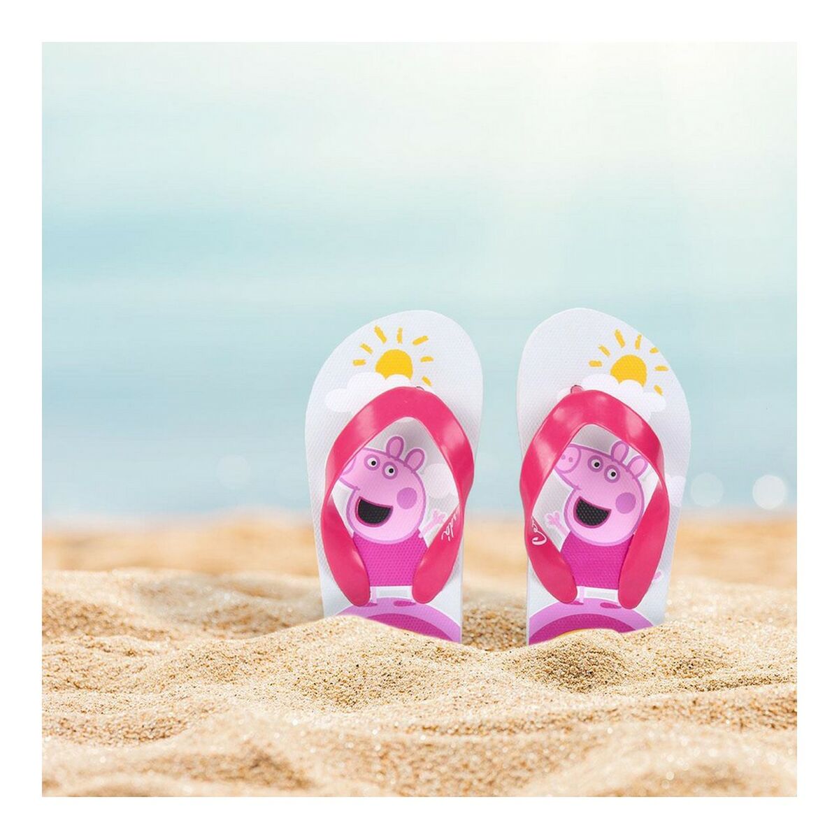 Strandtofflor för barn Peppa Pig Rosa - 8