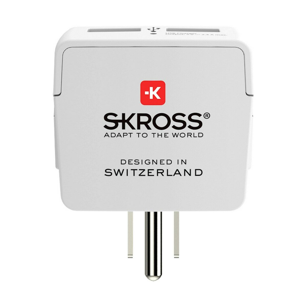 Eladapter Skross 1500281 USB x 2 Europeisk USA - 2