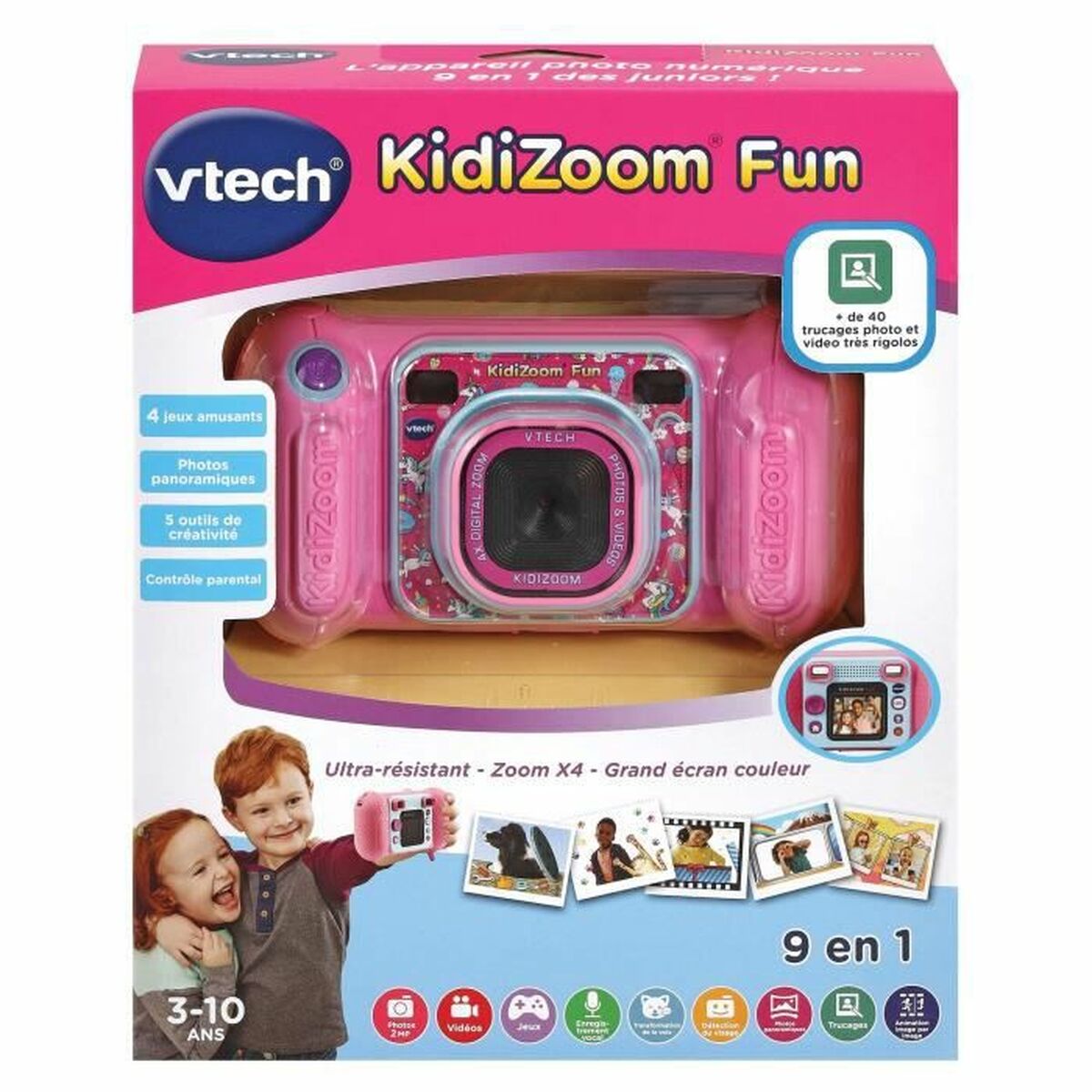 Digitalkamera för barn Vtech Kidizoom Fun Rosa - 3